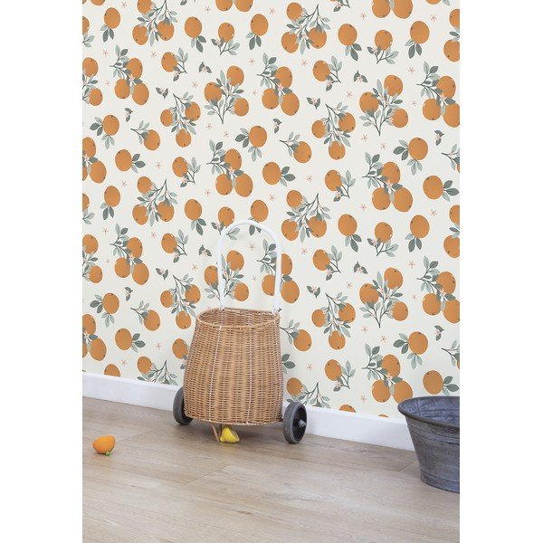 Tapeta dziecięca 10 m x 50 cm Tangerine – Lilipinso-image-1