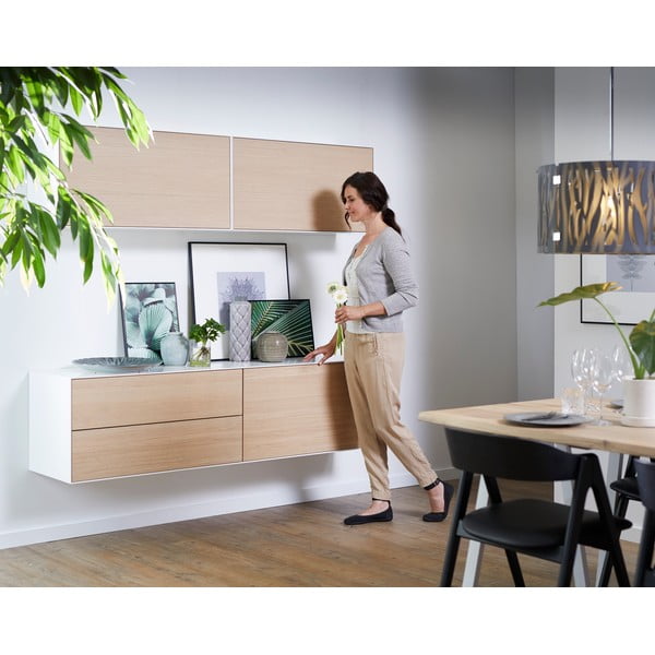 Niska komoda w dekorze dębu zestaw 2 szt. 180x46 cm Edge by Hammel – Hammel Furniture-image-1