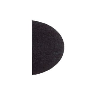 Czarna wycieraczka Hanse Home Soft and Clean, 75x50 cm