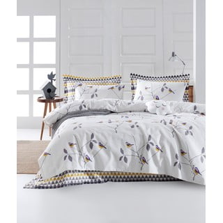 Biała bawełniana narzuta dwuosobowa na łóżko 200x235 cm Pavlina − Mijolnir
