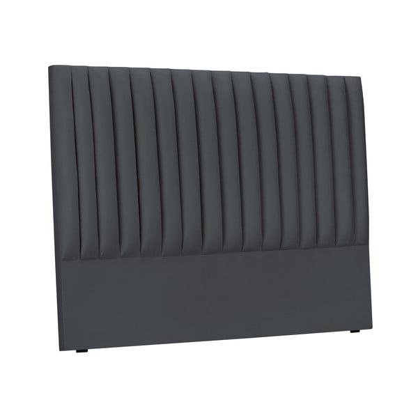 Antracytowy tapicerowany zagłówek 160x120 cm NJ – Cosmopolitan Design-image-2