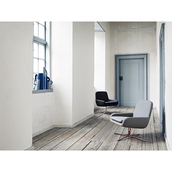 Antracytowy fotel obrotowy Softline Coco Swivel-image-1