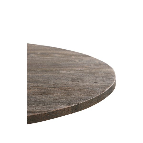 Czarno-ciemnobrązowy okrągły stół z blatem z drewna akacjowego ø 120 cm Turi – Light & Living-image-4