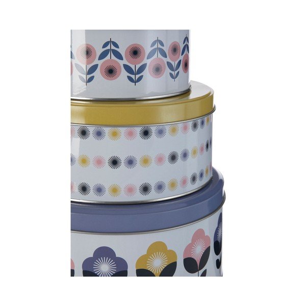 Dekoracyjne metalowe pojemniki z pokrywką zestaw 3 szt. Joni – Premier Housewares-image-3