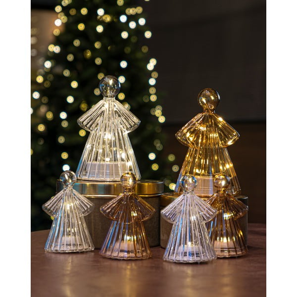 Brązowe dekoracje świetlne zestaw 2 szt. ø 6,5 cm Alberte – Sirius-image-3