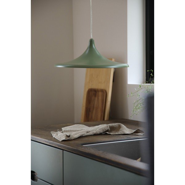 Zielona metalowa lampa wisząca LED ze ściemniaczem ø37x13 cm Beam – Markslöjd-image-1