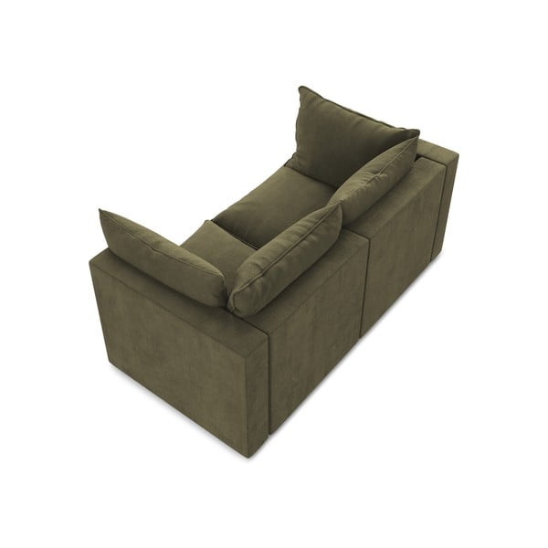 Sofa w kolorze khaki 180 cm Manao – Makamii-image-3