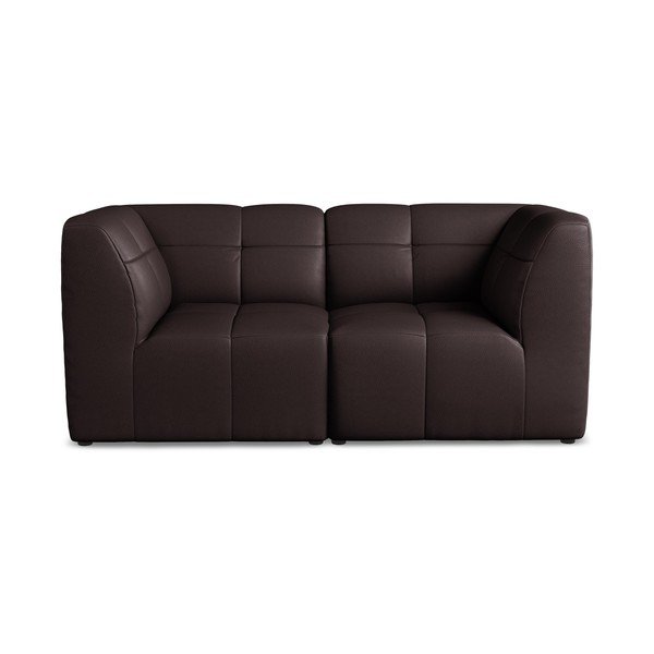 Ciemnofioletowa sofa z imitacji skóry 180 cm Aloha – Makamii