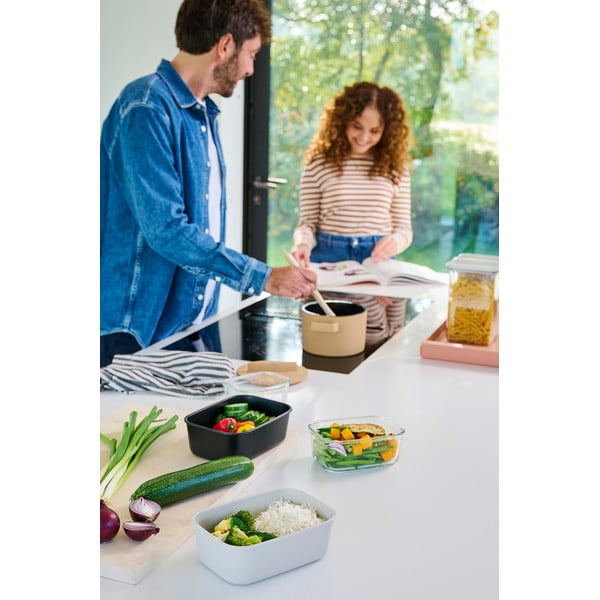 Pojemniki na żywność 3 szt. Nordic white – Mepal-image-4