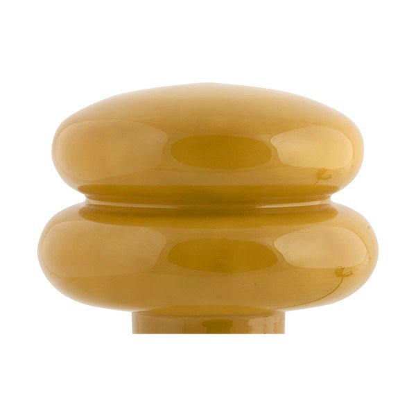 Szklana lampa stołowa w kolorze ochry (wysokość 24 cm) Incesante – Leitmotiv-image-4