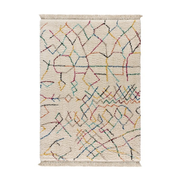 Kremowy dywan Universal Yveline Multi, 80x150 cm
