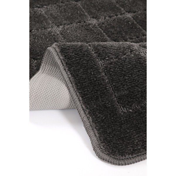 Antracytowe dywaniki łazienkowe zestaw 2 szt. 50x80 cm Kareli – Foutastic-image-3