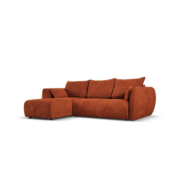 Pomarańczowy narożnik (lewostronny) Matera – Cosmopolitan Design-image-3