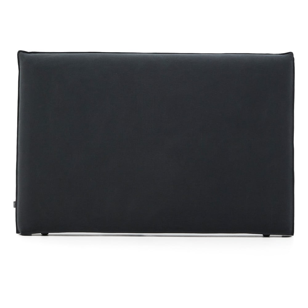 Antracytowy tapicerowany zagłówek 180x118 cm Jaira – Kave Home (zdjęcie 8)