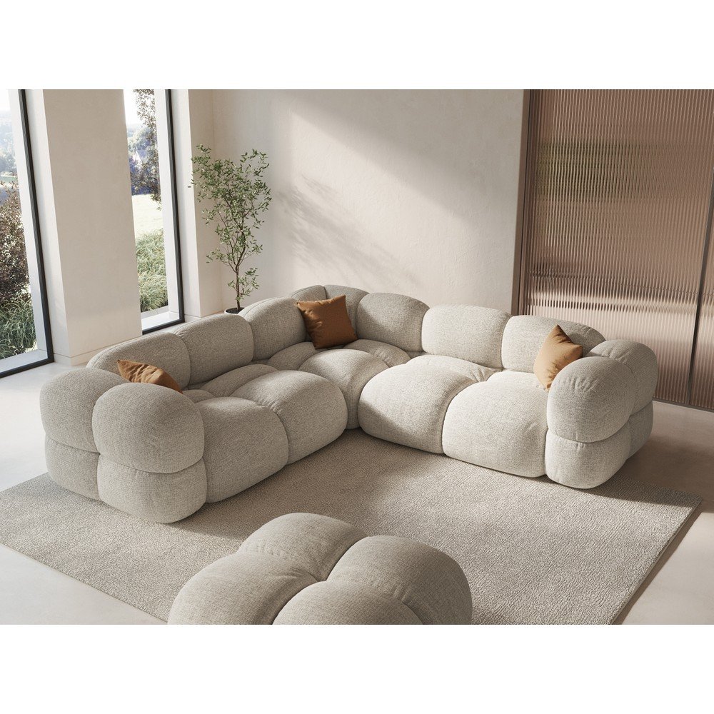 Beżowy narożnik Loretto – Cosmopolitan Design (zdjęcie 5)