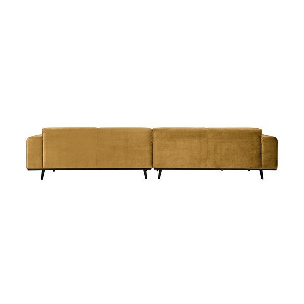 Miodowy aksamitna sofa BePureHome Statement, 372 cm-image-2