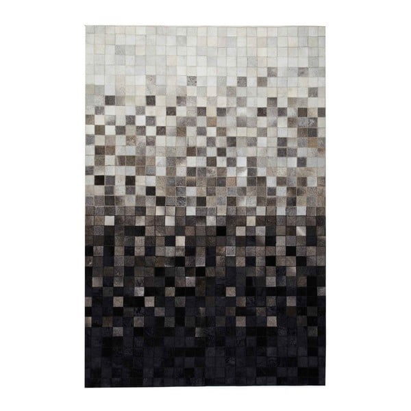 Dywan skórzany Sao Paulo Black, 70x140 cm