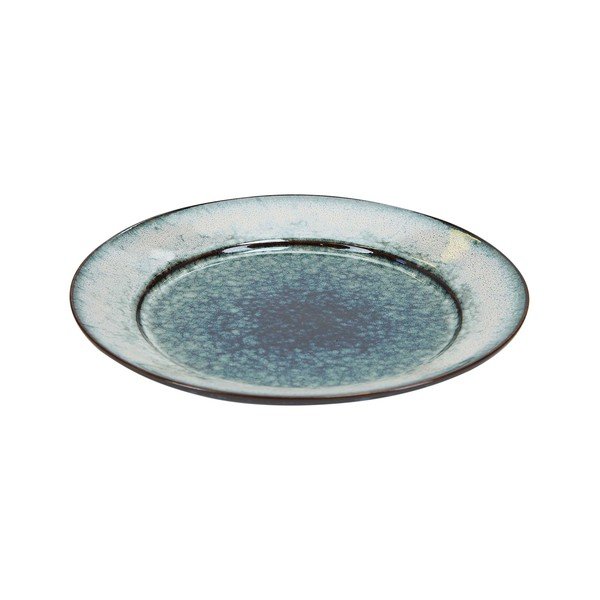 Zielony kamionkowy talerz Bahne & CO Ocean, ø 21 cm