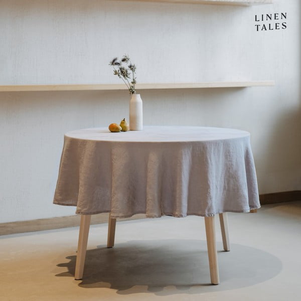 Lniany obrus ø 230 cm – Linen Tales
