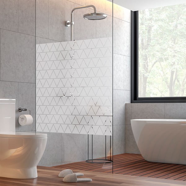 Zestaw naklejek na okno 100 szt. 10x10 cm Triangle – Ambiance