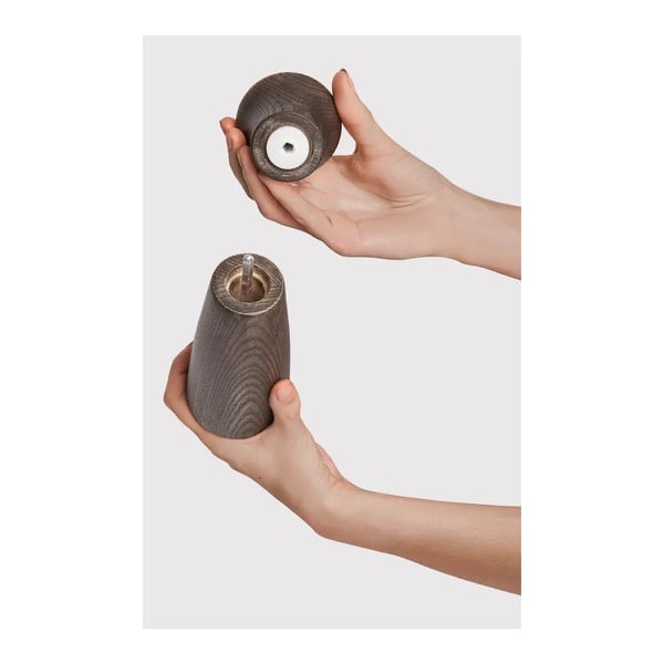 Brązowy drewniany zestaw młynków do pieprzu i soli 2 szt. – Bonami Selection-image-2