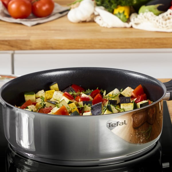 Patelnia z pokrywką ze stali nierdzewnej ø 24 cm Daily Cook – Tefal-image-1