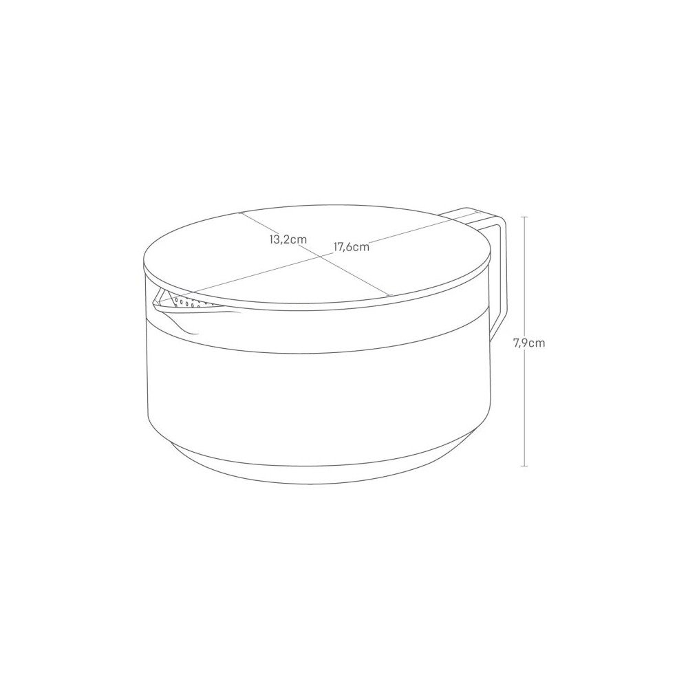 Czarny plastikowy dzbanek do herbaty z sitkiem 600 ml Tower – YAMAZAKI (zdjęcie 9)
