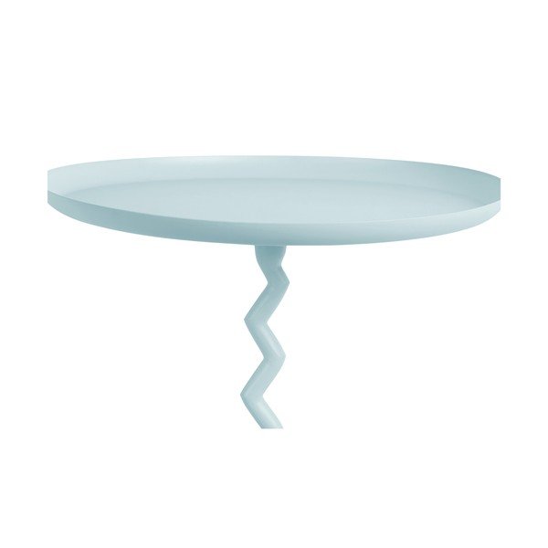 Metalowy okrągły stolik ø 40 cm Zig Zag – Leitmotiv-image-2