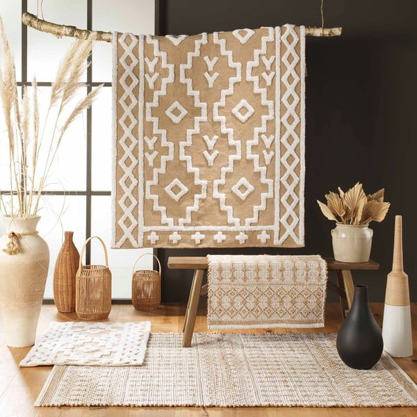 Beżowy dywan z mieszanki juty 120x170 cm Medine – douceur d'intérieur-image-1