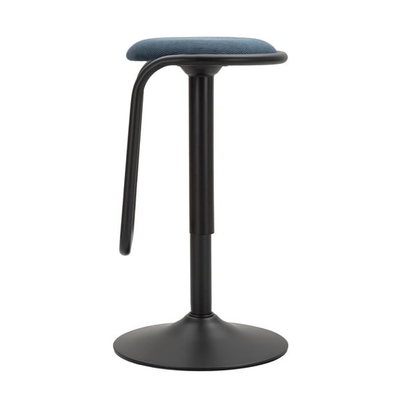 Morski/czarny tapicerowany hoker z regulowaną wysokością (wysokość siedziska 61 cm) Destiny – Mauro Ferretti-image-3