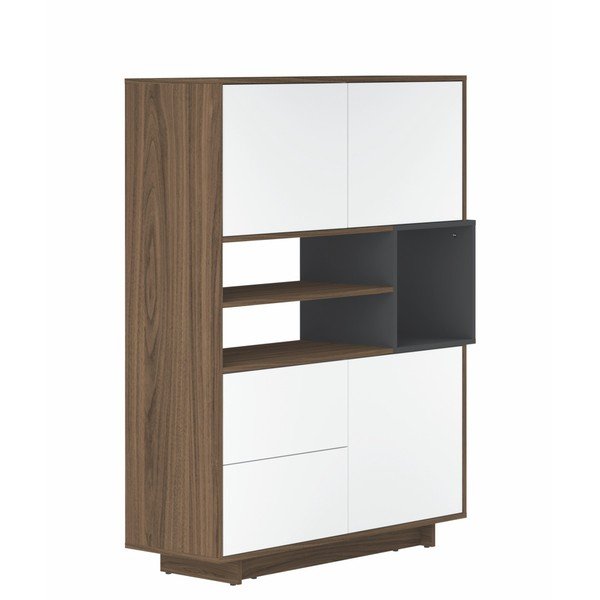 Biały regał z drzwiczkami Symbiosis Kube-image-3