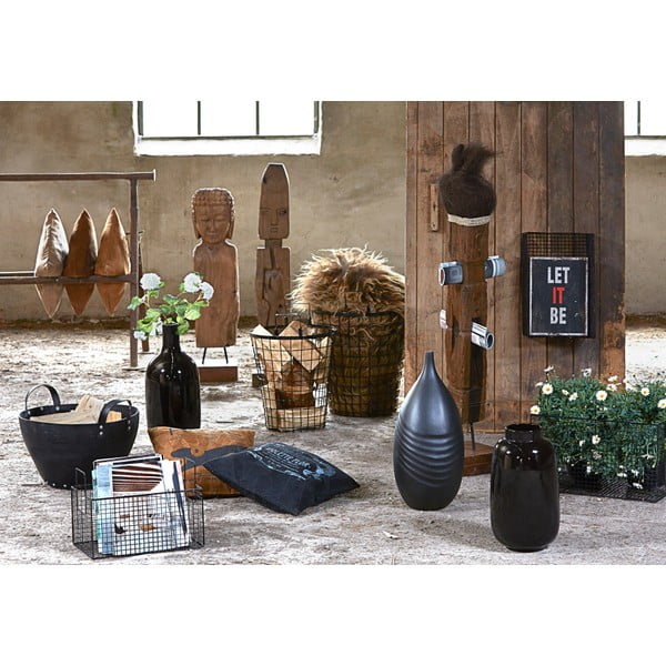 Metalowy koszyk Netz Black, 39 cm-image-2