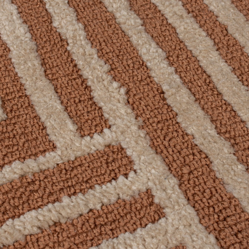 Dywan w kolorze terakoty 120x170 cm Kylo – Flair Rugs (zdjęcie 3)