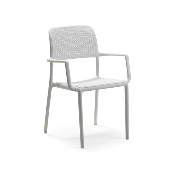 Białe krzesło ogrodowe Nardi Garden Bora