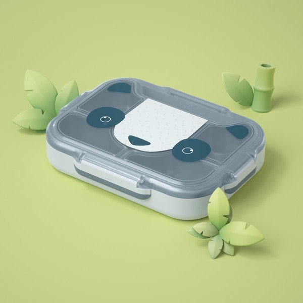 Pudełko na przekąski dla dzieci Wonder Blue Panda - Monbento-image-1