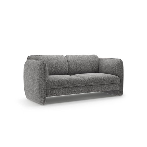 Ciemnoszara sofa z tkaniny szenilowej 168 cm Georgia – Micadoni -image-2
