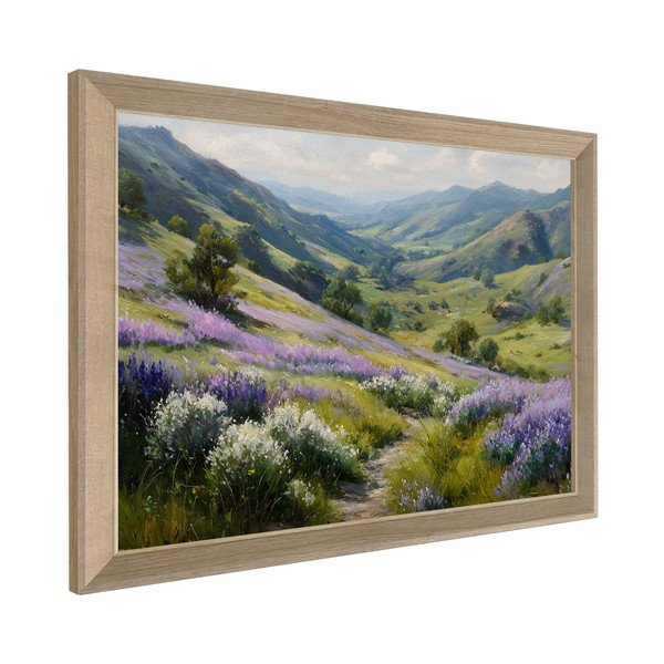 Obraz drukowany z ramą w zestawie 75x56 cm Violet Hills – Styler-image-3