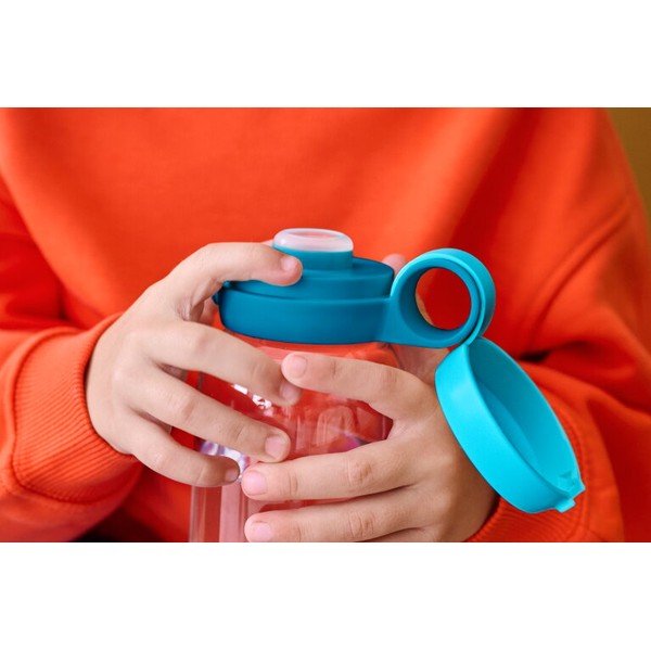 Miętowa plastikowa butelka dla dzieci 600 ml Campus – Mepal-image-4