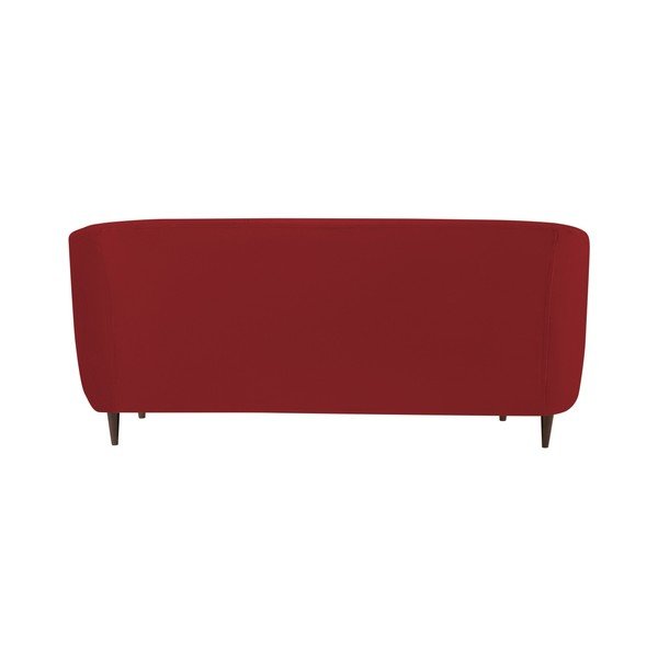Czerwona aksamitna sofa Kooko Home Glam, 175 cm-image-1