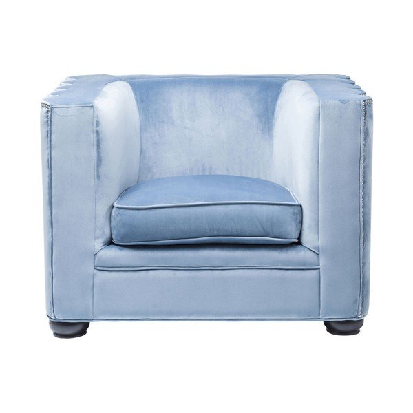 Niebieski fotel Kare Design Wave-image-2