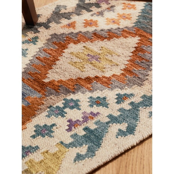 Wełniany chodnik dwustronny tkany ręcznie 60x190 cm Kamal Oasis – Nouristan-image-4