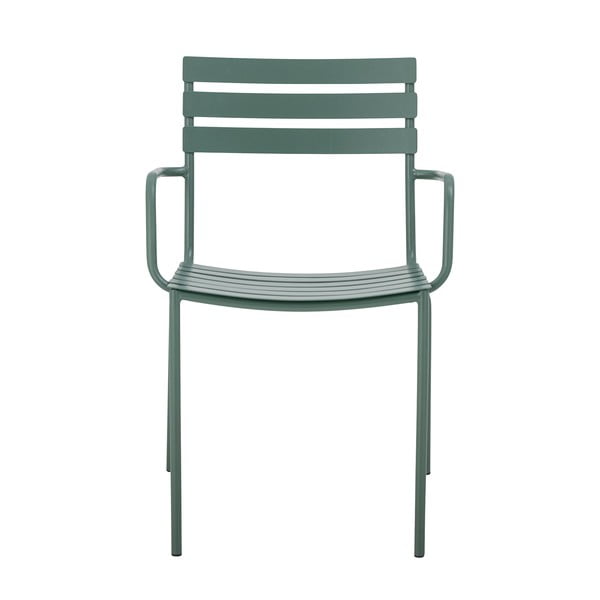 Zielone metalowe krzesło ogrodowe Monsi – Bloomingville-image-3
