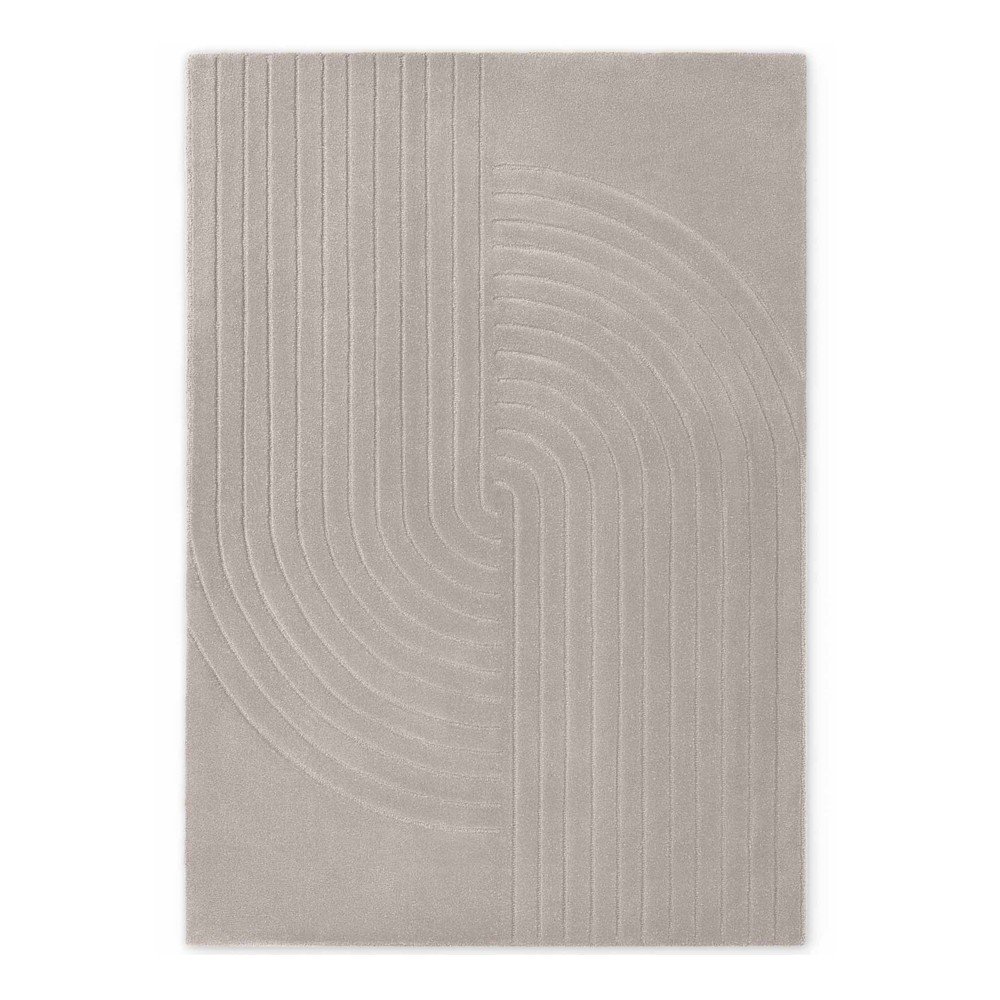 Jasnoszary wełniany dywan tkany ręcznie 80x150 cm Arcura – Vikosa