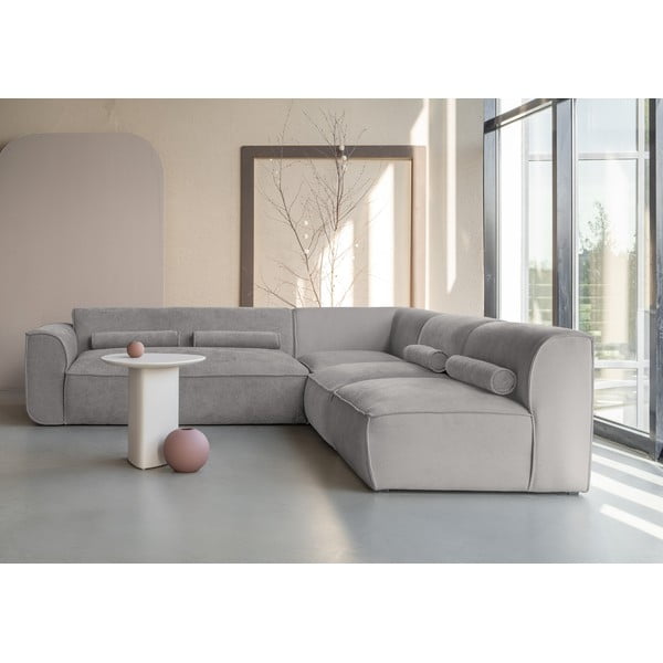 Jasnoszary narożnik (prawostronny) Flex Felix – Miuform-image-1