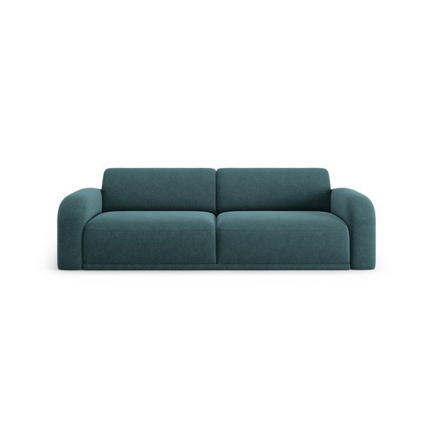 Niebieska aksamitna sofa 242 cm Erin – Micadoni Home