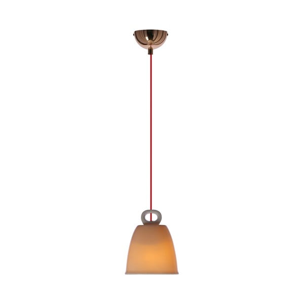 Biała lampa wisząca z ceramicznym kloszem Sewilla – Candellux Lighting-image-3