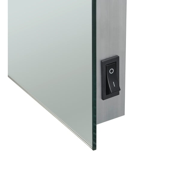 Lustro ścienne z oświetleniem 50x70 cm Ilona – Mirrors and More-image-3