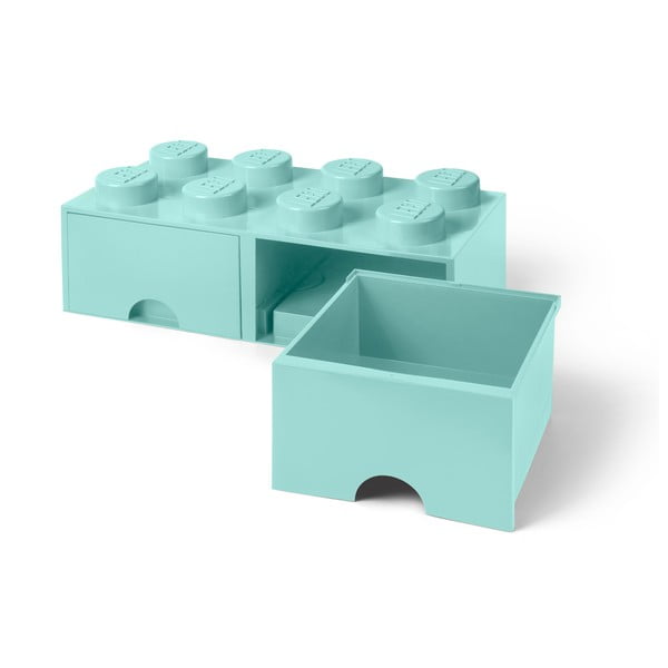 Miętowy pojemnik z 2 szufladami LEGO®-image-4