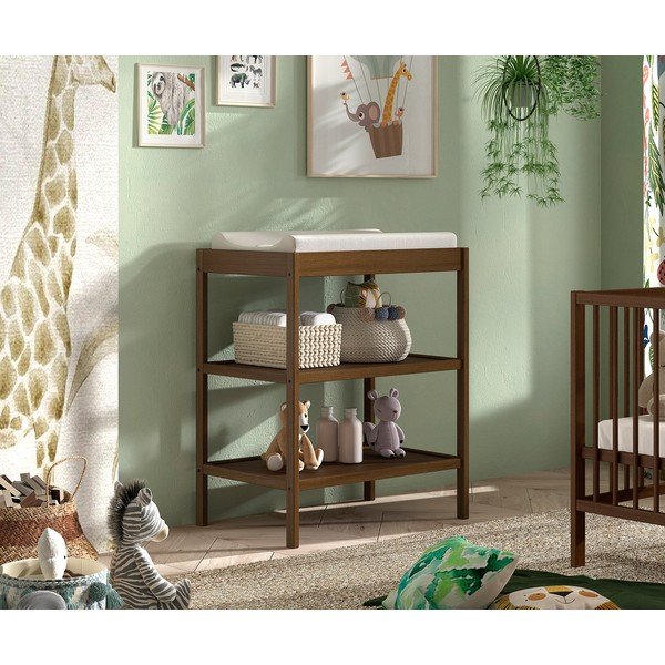 Brązowy przewijak z litego drewna bukowego Dino – Vipack-image-1