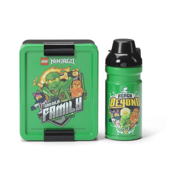 Pojemnik śniadaniowy dla dzieci z butelką Ninjago – LEGO®